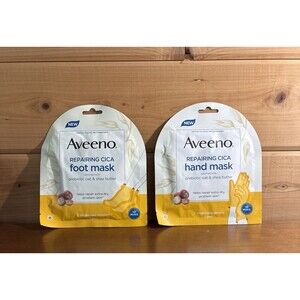 Lot  of 2 Aveeno Repairing CICA Hand, Foot  Shea Butter helps Extra Dry Skin